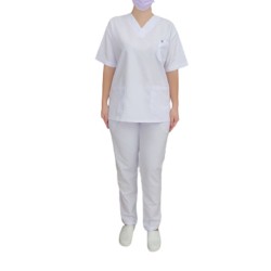 Στολή ιατρικής - νοσηλευτών άσπρη - 20ML-ASPRI