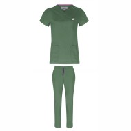 Στολή ιατρικής - νοσηλευτών σκούρο πράσινο - 20MT-KAR-YES-PRSKOURO