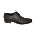 Ανδρικά παπούτσια δερμάτινα μαύρα σκαρπίνια - 1091AP-DER-KORD-SKARP-M