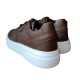 Ανδρικά παπούτσια με κορδόνια καφέ - 1032AN-KORD-K