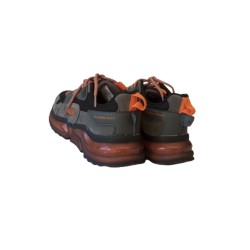 Ανδρικά αθλητικά παπούτσια γκρι με πορτοκαλί - AA-GREYORGANG-011