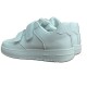 Ανδρικά Sneakers άσπρα με αυτοκόλλητο -  S-A-SKR