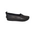 Γυναικεία παπούτσια δερμάτινα μαύρα - GPAP-DER-M-20