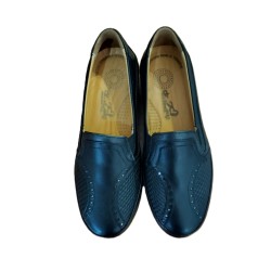 Γυναικεία παπούτσια ανατομικά δερμάτινα μαύρα GPAP-AN-DE-M12